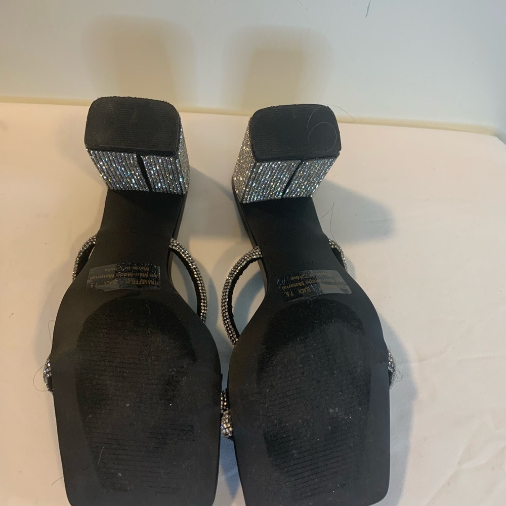 Black Rhinestone Heels - Picture 8 of 10